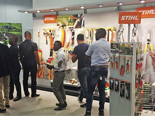 STIHL training in Waiblingen, Germany.